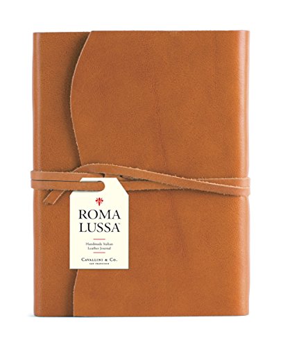 Cavallini Roma Lussa Journals Tan 6 x 8, 416 Softbound Leather