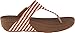 FitFlop Women's The Skinny Fabric, Red, 9 M US