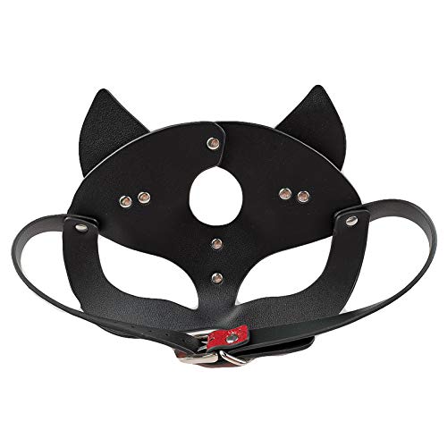 Maschera-In-PU-di-Misura-Regolabile-con-Rivetti-Sexy-E-Affascinante-Porta-Diversi-Effetti-Visivi-Maschera-Misteriosa