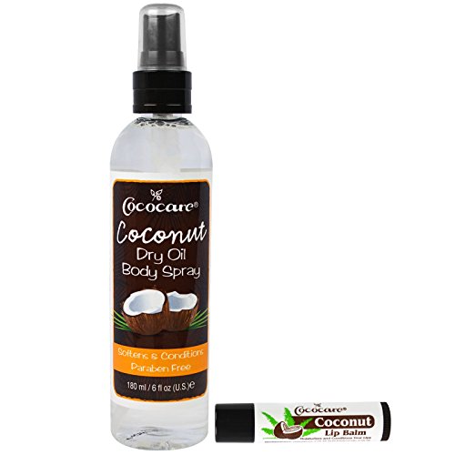 Cococare Coconut Dry Oil Body Spray, 6 Ounce