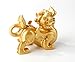 BOYULL Feng Shui Wealth Prosperity Golden Pi Xiu/Pi Yao Statue Car Dashboard Decoration, Attract Wealth and Good Luck,Feng Shui Decor
