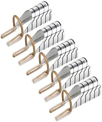 Iycorish 5pc Nail Art C Curved Shape Extension Guide Tips French Foil Acrylic Polish Gel Uv Design Form Reusable Metal Mold Manicure Tool Silver