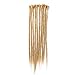 DAIRESS 10 Stands 20 Inches Handmade Dreadlocks Extensions Crochet Braids Reggae Hair Hip-Hop Style Faux Locs Crochet Hair For Rock&Roll Hippie Braiding Hair (#24 Dark Blonde)