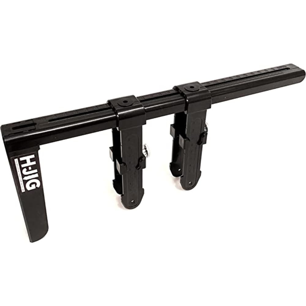 M4TEC Adjustable Door Handle Jig Drill Guide - H-JIG Cabinet & Kitchen Door Fitting Tool, Drawer Drilling Jig, Cabinet Handle Installation Guide, Precision Drill Guide for Cabinet Hardware