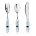 Exzact Couverts pour Enfants en INOX 18/10-6 Pièces:2 x