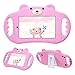 pzoz Tablet Case for Kids Compatible with 7 Tablet 7in Shock Proof Handle Protector Stand Girls Boys 7inch Cover for Tablet 7 inch 7th Edition Generation 2017 Release (Pink)