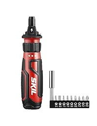 SKIL - Destornillador inalámbrico recargable de 4 V con tecnología de sensor de circuito