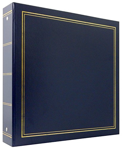 MBI Library Collection 400 Pocket 4x6 Inch Photo Album, Blue (804002)