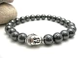 Men's Buddha Hematite Energy Bracelet