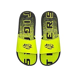 FOCO LSU Tigers NCAA Mens Highlights Gel Slide - S