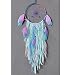 Dream Catcher Handmade Traditional White Feather Wind Chime Wall Hanging Home Decoration (Purple Bohemia Dream Catcher) primary