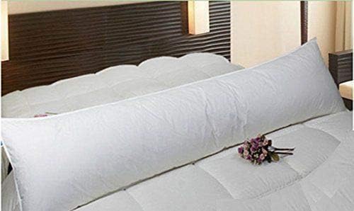 X11 Homeware Bolster Pillows - Orthopedic Neck & Back Support Long Cushion - Full Body Hugging - Pregnancy Maternity Bolsters Pillow - Comfy Side Sleep (Double (4ft 6 Inch / 19" x 54"))