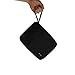 Khanka Portable Universal Electronics Accessories Travel Organizer / Various Usb Cable, Phone,MP3 Player/ Charger, Hard Drive Case / Flash Disk / Portable Power Bank Case Bags (Large-Black)