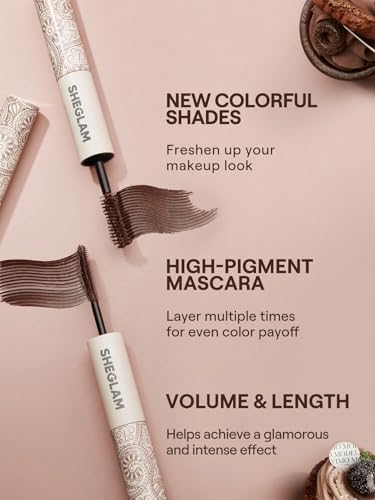 SHEGLAM All-In-One Volume & Length Mascara, Waterproof, Macchiato