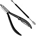 K-Beauty Cuticle Nipper and Cuticle Pusher- Professional Stainless Steel Cuticle Trimmer, Remover and Cutter - Manicure and Pedicure Tool