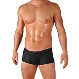 Mens Competition Style Trunk Swimsuit with Front Pouch by Gary Majdell Sport