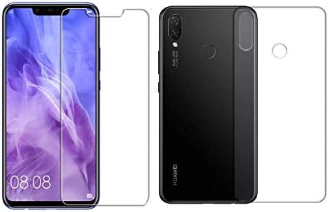 Red Qube Hammer Proof Fiber Tempered Front and Back Screen Protector with Oleophobic Coating for Huawei Honor 8X
