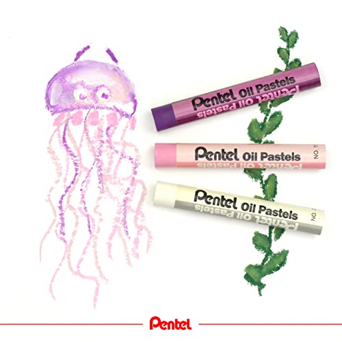 Pentel Oil Pastel Set (Pack of 12)