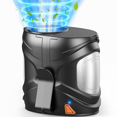 Portable Waist Fan, Powerful Waist Clip Fan with 16KRMP Strong Airflow, Rechargeable Personal Wearable Belt Cooler with 31H Runtime, 6 Speeds, Hands-Free Hanging Neck Fan for Jobsite, Hiking, Outdoor