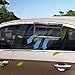 STYLOOC Solar Powered Car Window Windshield Auto Air Vent Fan Auto Ventilator System,Exhaust Fan Vehicle Radiator Vent with Ventilation(Black)