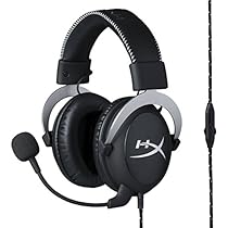 HyperX Cloud Pro Gaming Headset - Silver - with In-Line Audio Control for PS4, Xbox One, and PC (HX-HSCL-SR/NA)