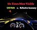 ILLUMISEEN LED Reflective Belt Sash | High Visibility LED Lights with 2 Lighting Modes | Adjustable Quick Release Buckle | USB Rechargeable, No Batteries Needed | Weatherproof Professional Safety Gear
