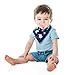 HAUTOCO 4 Pack Baby Leather Pacifier Clips, Handmade Suede Braided Leash Pacifier Teething Toy Holders for Boys and Girls