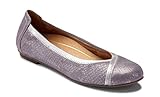 Vionic Women's Spark Caroll Ballet Flat Pewter 8 M US