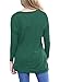 JomeDesign Womens Long Sleeve Casual T-Shirt Tunic Top Blouse Plus Size(US 8-10) MediumGreen