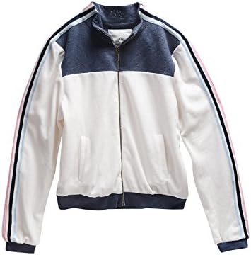 Maddie Girls' Big Retro Tracksuit Zip Sweatshirt