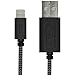 RND Apple Certified Lightning USB 6ft Cable for iPhone (10/X/8/8 Plus/7/7 Plus/6/6 Plus/6S /6S Plus/5/5S/5C/SE) iPad (Pro/Air/Mini) and iPod Data Sync and Charge Cable (6 feet/1.8M/Nylon Black/White)