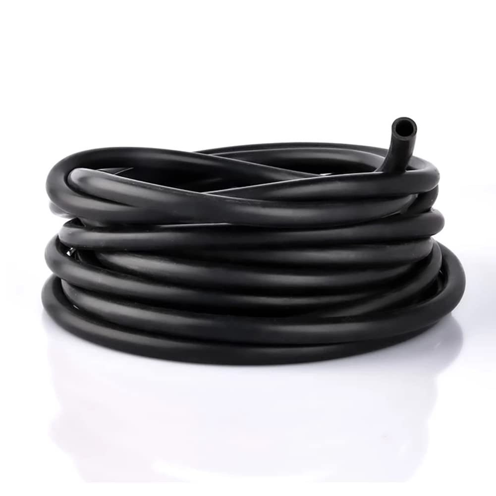 Photo 1 of 1/4" ID Silicone Tubing, JoyTube Black Food Grade Silicone Tubing 1/4" ID x 3/8" OD 19.68 Feet High Temp Pure Silicone Hose Tube for Pump Transfer