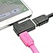 CERRXIAN Lemeng 90 Degree (Left+Right) Angled Micro USB 2.0 OTG Host Adapter with USB Power (2 Pack)