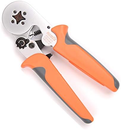 IWISS Crimper Plier HSC8 6-4 Self-adjustable Crimping Tools Used for 0.25-6.0mm2 (AWG23-10) Cable End-sleeves