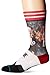 Stance Men's the Beard Crew Sock, White, L