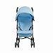 TRIOKID My First Baby Doll Stroller Miniline Blueberry Blue Travel Toys for Kids Portable Doll Pram Drawable Fabric with Removable Weather Resistant Canopy