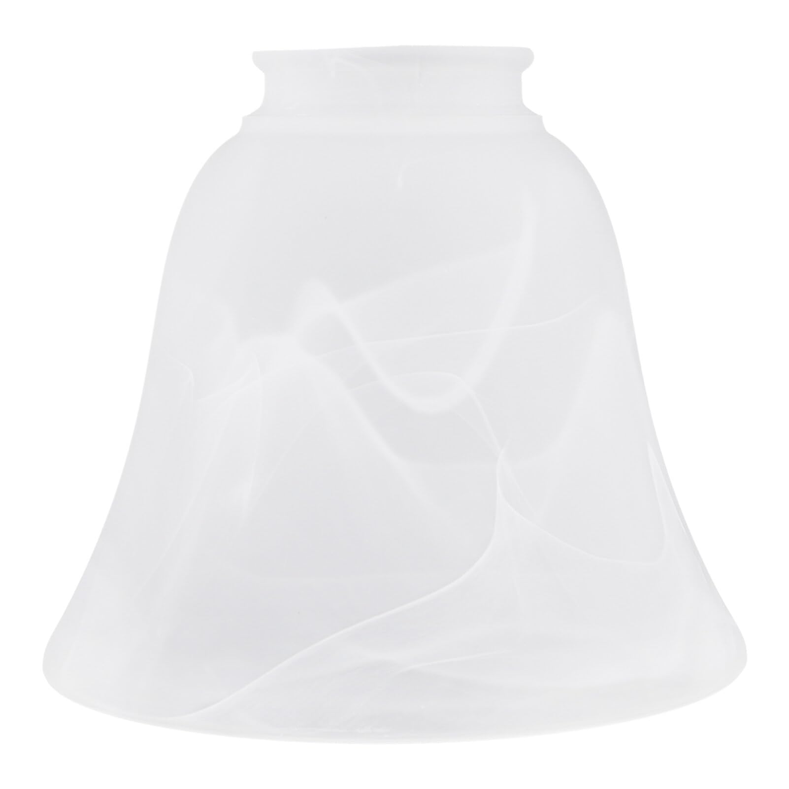 Lurrose Bell Glass Lamp Shade Bell Shaped Frosted Glass lamp Shade Replacement Ceiling Fan Light Shades for Wall Light Pendant