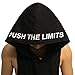 Gash Hao Gym Hoodie Men Bodybuilding Stringer Tank Top Muscle Sleeveless Shirt,X-Large,Black