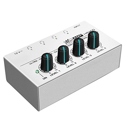 ARCHEER Multi-channel Headphone Audio Signal Switcher Stereo Headphone Amplifier Stable & Outstanding Performance