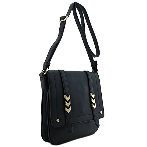 Double Compartment Large Flapover Crossbody Bag Buy Online in UAE
