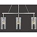 Effimero Pendant Lighting for Kitchen Island | Brushed Nickel Large 3 Pendant Light LL-P335-BN