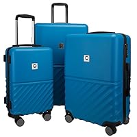 Hauptstadtkoffer Boxi Luggage Set 3 Piece Lightweight Suitcase Spinner (20", 24" & 28") TSA, Blue