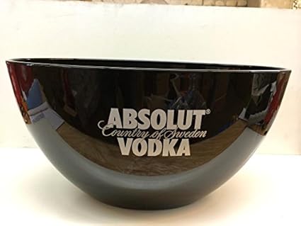 Absolut Vodka Eisschale Eisbox SCHWARZ