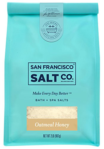 Oatmeal Honey Bath Salts – 2 lb. Luxury Gift Bag by San Francisco Salt Company