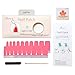 HIGH'S Upgrade EXTRE Adhesion Nail Wraps Decals Art Transfer Sticker Collection Manicure DIY Fullnail Polish Patch Strips for Wedding, Party, Shopping, Travelling, 20pcs(Salmon)
