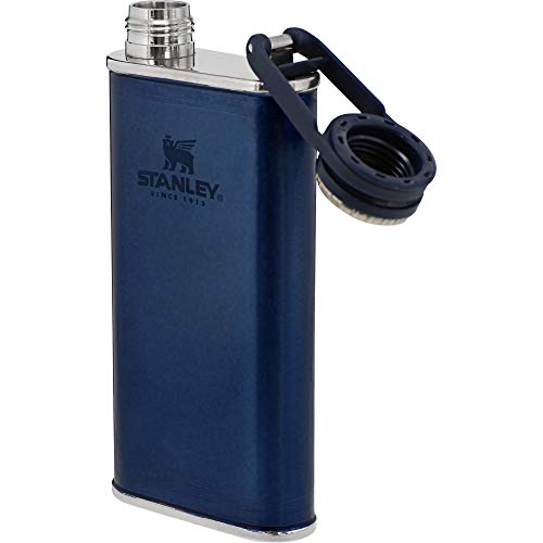 Stanley Easy-Fill Wide Mouth Flask, Blue, 8oz - Image 3