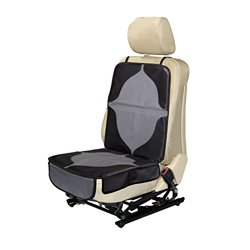 Car Seat Protector by Denb´s, Baby Car Seat Protector Mat For Front or
Back Seat, Perfect For Pets- Anti-Slip Design, Great For Child Seat,
Compatible With Most Cars, Waterproof With Pocket