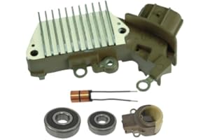 SB Parts New Alternator Kit Regulator Brush Holder Bearing Slip Ring in441rk6 Compatible with Lexus ES300 IS300 Mazda Millenia Pontiac Vibe Toyota Avalon Camry Highlander