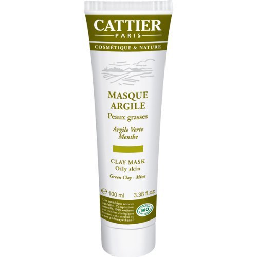 Cattier Organic Face Mask Yellow Clay for Dry Skin with Witch Hazel 100 Ml
