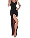 LittleLittleSky Womens Sexy Greek Goddess Spaghetti Strap Sarong Beach Dress Bikini Swimwear Cover-Ups (One Size, Black)